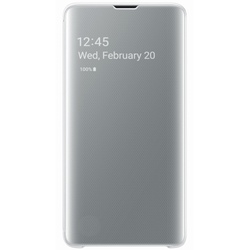 Clear View Cover for Galaxy S10e, white