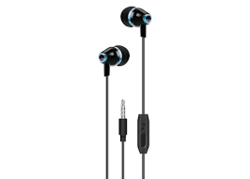 S-link SL-KU103 TIDYY In-Ear Black / Blue Headset with Microphone