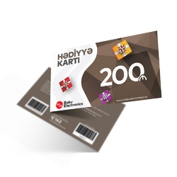 Baku Electronics Hədiyyə kartı 200 AZN