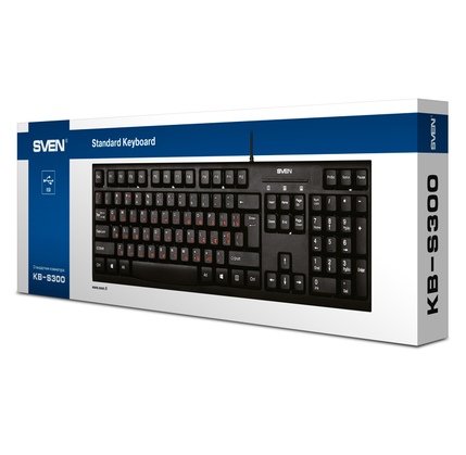 Klaviatura SVEN KB-S300, USB+PS/2