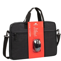 Notbuk üçün çanta RIVACASE 8038 black laptop bag 15.6