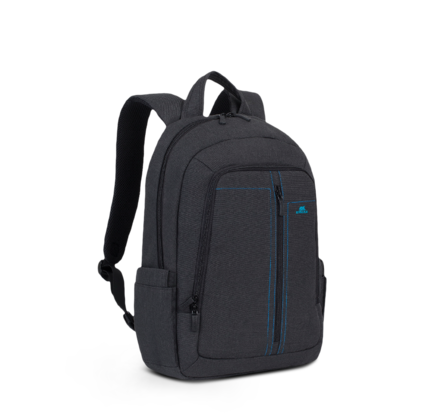 Notbuk üçün su keçirməyən çanta RIVACASE 7560 black Laptop Canvas Backpack 15,6" / 6