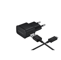 TRAVEL ADAPTOR SAMSUNG MICRO USB CHARGER, BLACK