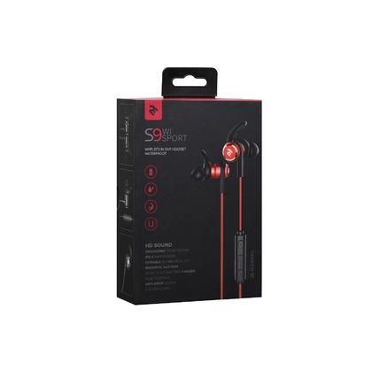 Qulaqlıq 2E S9 WiSport In Ear Waterproof Wireless Mic Red