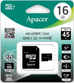 Apacer microSDHC(XC) 16GB UHS-I U1 Class10