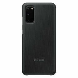 Smart Clear View Cover for Galaxy S20, black (EF-ZG980CBEGRU)