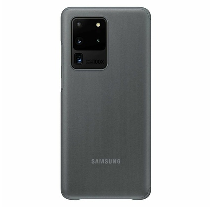 Smart Clear View Cover for Galaxy S20 Ultra, gray (EF-ZG988CJEGRU)
