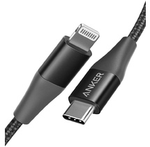 ANKER POWERLINE+II USB-C TO LIGHTNING CABLE 0.9M BLACK