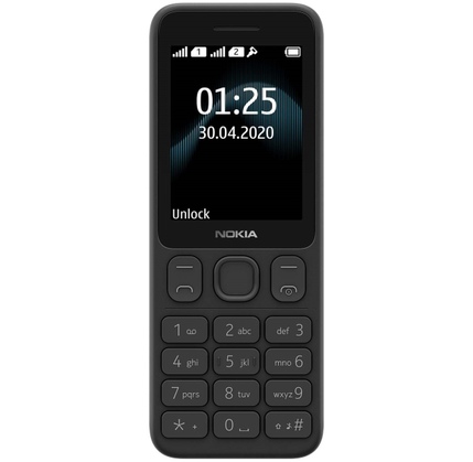 Telefon Nokia 125 DS BLACK (fənər + radio)