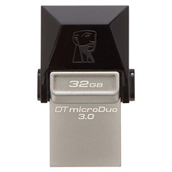 Fleş toplayıcı KINGSTON 32GB DT MicroDuo USB 3.0 + microUSB