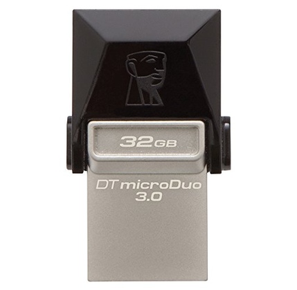 Fleş toplayıcı KINGSTON 32GB DT MicroDuo USB 3.0 + microUSB