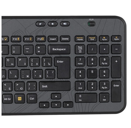 Simsiz klaviatura LOGITECH  K360- Russian layout (920-003095-N)