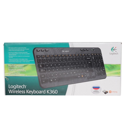 Simsiz klaviatura LOGITECH  K360- Russian layout (920-003095-N)