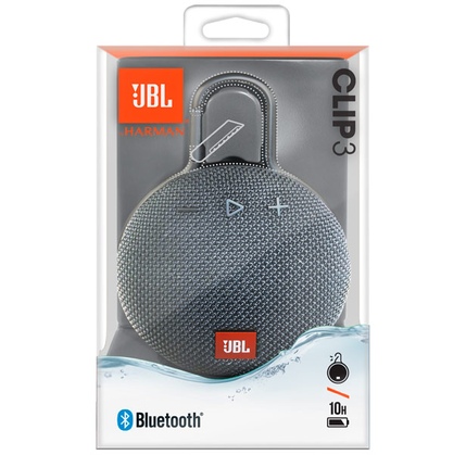 Portativ akustika JBL Clip 3 Grey