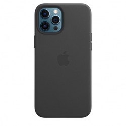 Çexol Apple iPhone 12 Pro Max Leather Case with MagSafe - Black - MHKM3ZM/A