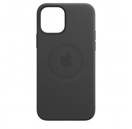 Çexol iPhone 12 mini Leather Case with MagSafe - Black - MHKA3ZM/A