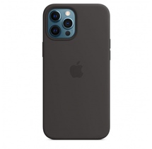 Apple iPhone 12 Pro Max Silicone Case with MagSafe - Black - MHLG3ZM/A