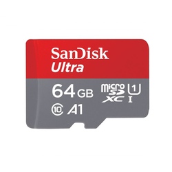 Yaddaş kartı SanDisk Ultra A1 microSDHC UHS-I 64GB Class 10 (SDSQUAR-064G-GN6MN)