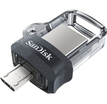Fleş toplayıcı SanDisk Ultra Dual (MicroUsb-UsbA) 16GB (SDDD3-016G-G46)