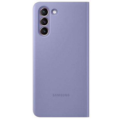 Çexol Samsung Smart Clear View Cover S21 VIOLET (EF-ZG991CVEGRU)