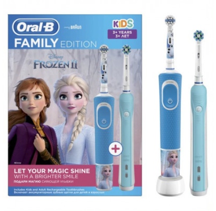 Elektrik diş fırçası Oral-B Pro 500 + Frozen Kids D100