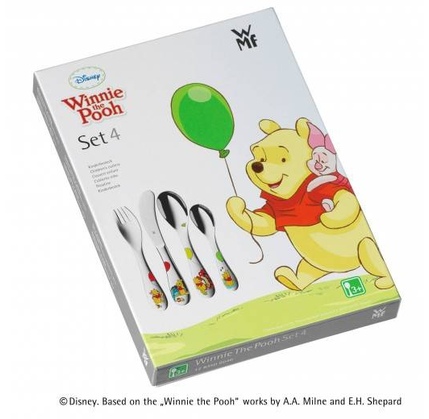 Çəngəl Bıçaq Dəsti WMF Uşaq Seti 4 Parça Winnie The Pooh