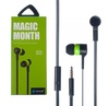 Qulaqlıq Celebrat D2 Magic Month Stereo Earphone with Mic green