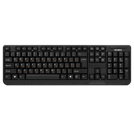 Simsiz klaviatura SVEN KB-C2200W BLACK (SV-018238)