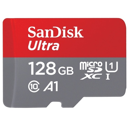 Yaddaş kartı MICROSD SANDISK 128Gb CLASS10, 100MB/s (SDSQUNC-128G-ZN3MN)