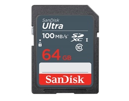 Yaddaş kartı SDXC SANDISK 64 GB (SDSUNB-064G-ZN3IN)