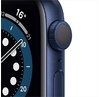 Apple Watch Series 6 GPS, 40mm NFC Blue Aluminum Case (MG143GK/A)
