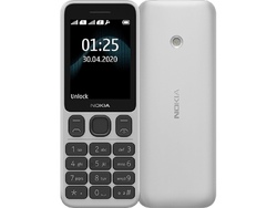 Telefon Nokia 125 DS White (fənər + radio)
