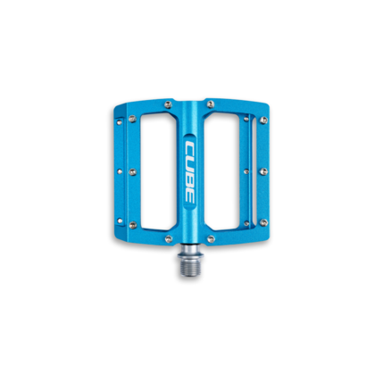 Velosiped pedalları Cube Pedals Flat AM14162 Blue