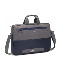 Notbuk üçün çanta RIVACASE 7737 STEEL blue/grey Laptop bag 15.6