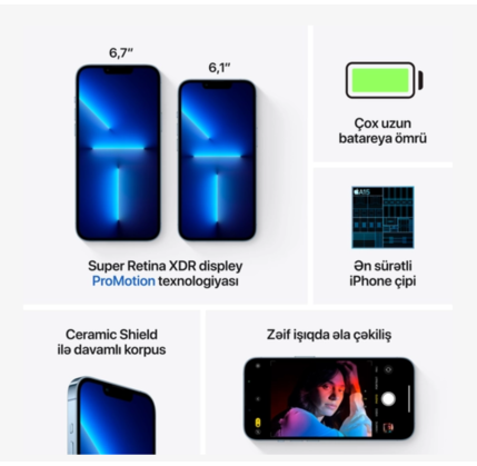 Smartfon Apple iPhone 13 Pro Max 1TB NFC Sierra Blue