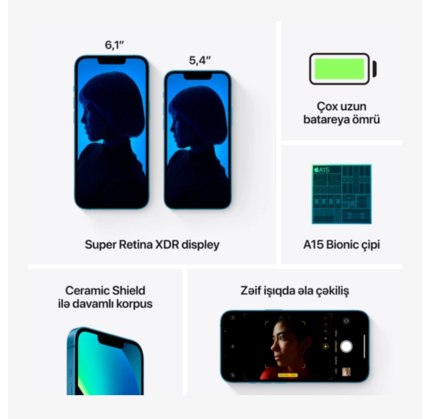 Smartfon Apple iPhone 13 256GB NFC Blue