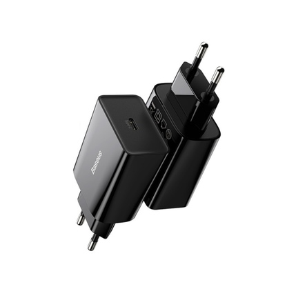 Adapter Baseus QC Quick Charger Type-C 20W BLACK (CCFS-SN01)