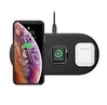 Simsiz enerji toplama cihazı Baseus Smart 3in1 for Apple iPhone/Watch/AirPods 18W Black (WX3IN1-C01)