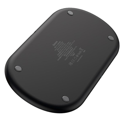 Simsiz enerji toplama cihazı Baseus Smart 3in1 for Apple iPhone/Watch/AirPods 18W Black (WX3IN1-C01)