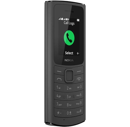 Telefon Nokia 110 DS 4G (2021) Black (fənər + radio)
